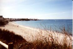 la plage des sables blancs